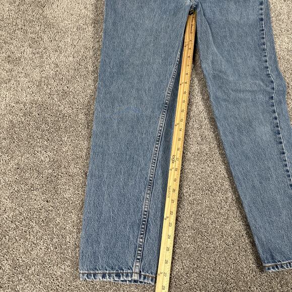 Vtg Levis 512 Jeans Women’s 11 S 28x29 High Waist Tapered Leg Denim Y2K Grunge - Picture 7 of 14